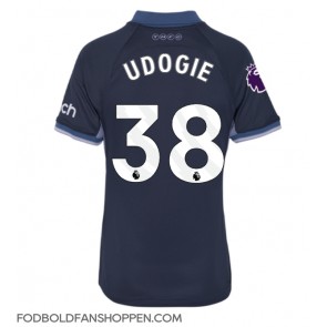 Tottenham Hotspur Destiny Udogie #38 Udebanetrøje Dame 2023-24 Kortærmet